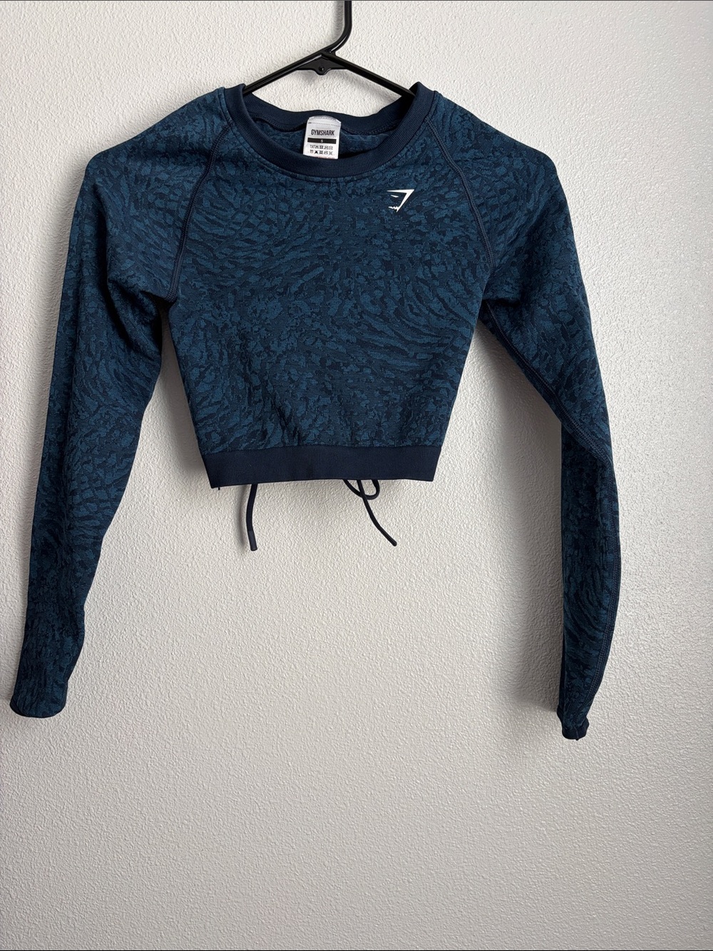 Gymshark Adapt Animal Cropped Long Sleeve Top